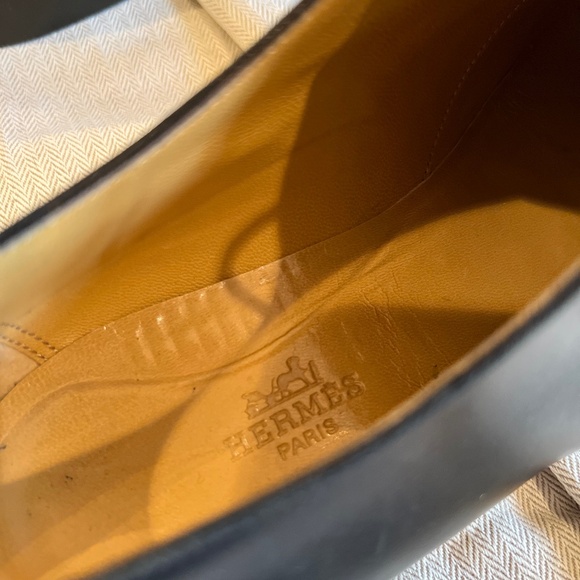 Hermes Men’s Derby Dress Shoes EU 42, Black - Picture 11 of 16